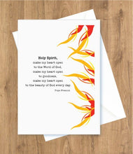 Load image into Gallery viewer, Confirmation – Make My Heart Open. Pope Francis Card