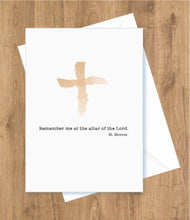 Load image into Gallery viewer, Holy Mass – At the Altar of the Lord. St. Monica Card