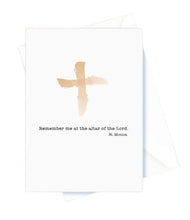 Load image into Gallery viewer, Holy Mass – At the Altar of the Lord. St. Monica Card