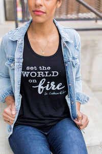Set the World on Fire. St. Catherine of Siena Tank