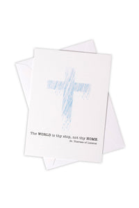 Sympathy Card Set with Quotes by Saints