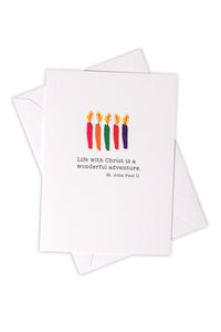 Birthday Wishes Card Set with Quotes by Saints