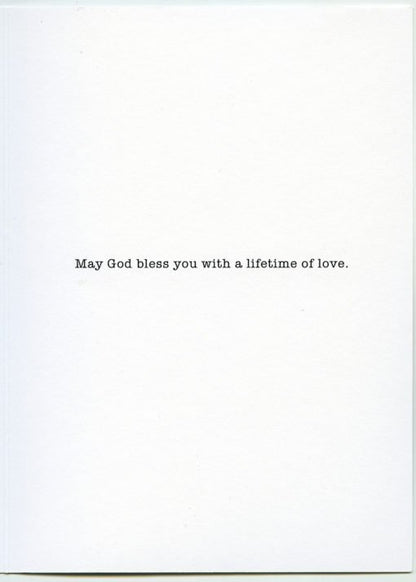 Wedding – Young Love needs to keeping dancing. Pope Francis Card