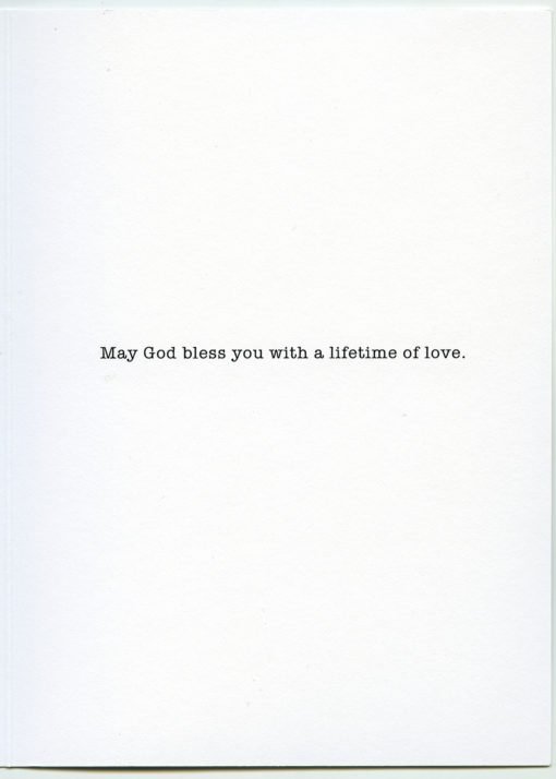 Wedding – Young Love needs to keeping dancing. Pope Francis Card