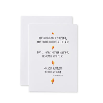 St. Augustine Quotes Card Set