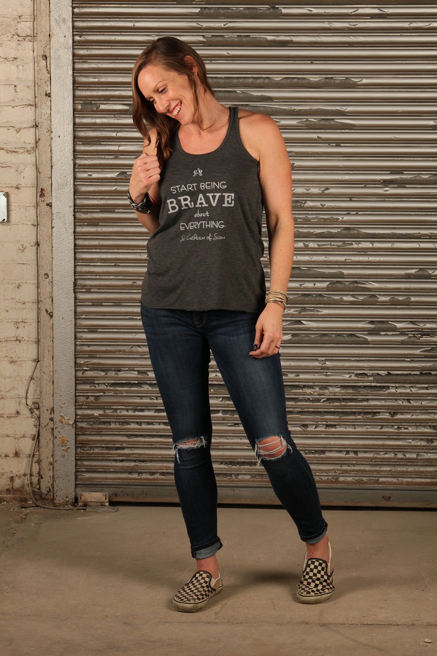 Start Being Brave St. Catherine of Siena Tank