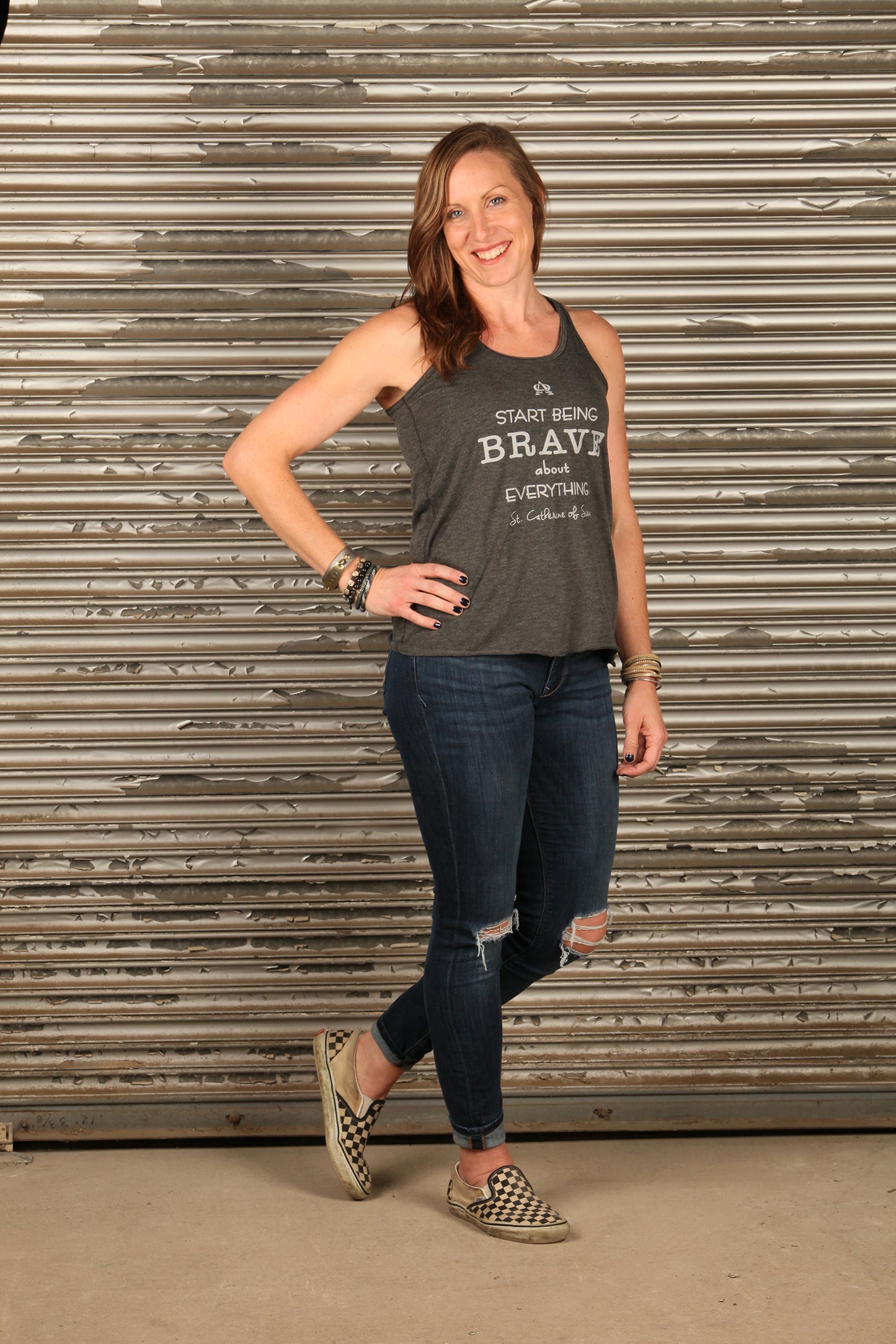 Start Being Brave St. Catherine of Siena Tank