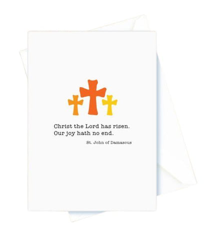 Easter – Christ Has Risen. St. John of Damascus Card