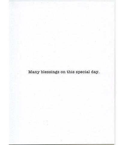 First Communion – God Dwells in Our Midst. St. Maximilian Kolbe Card