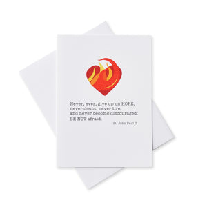 Hard Times Card Set with Quotes by Saints