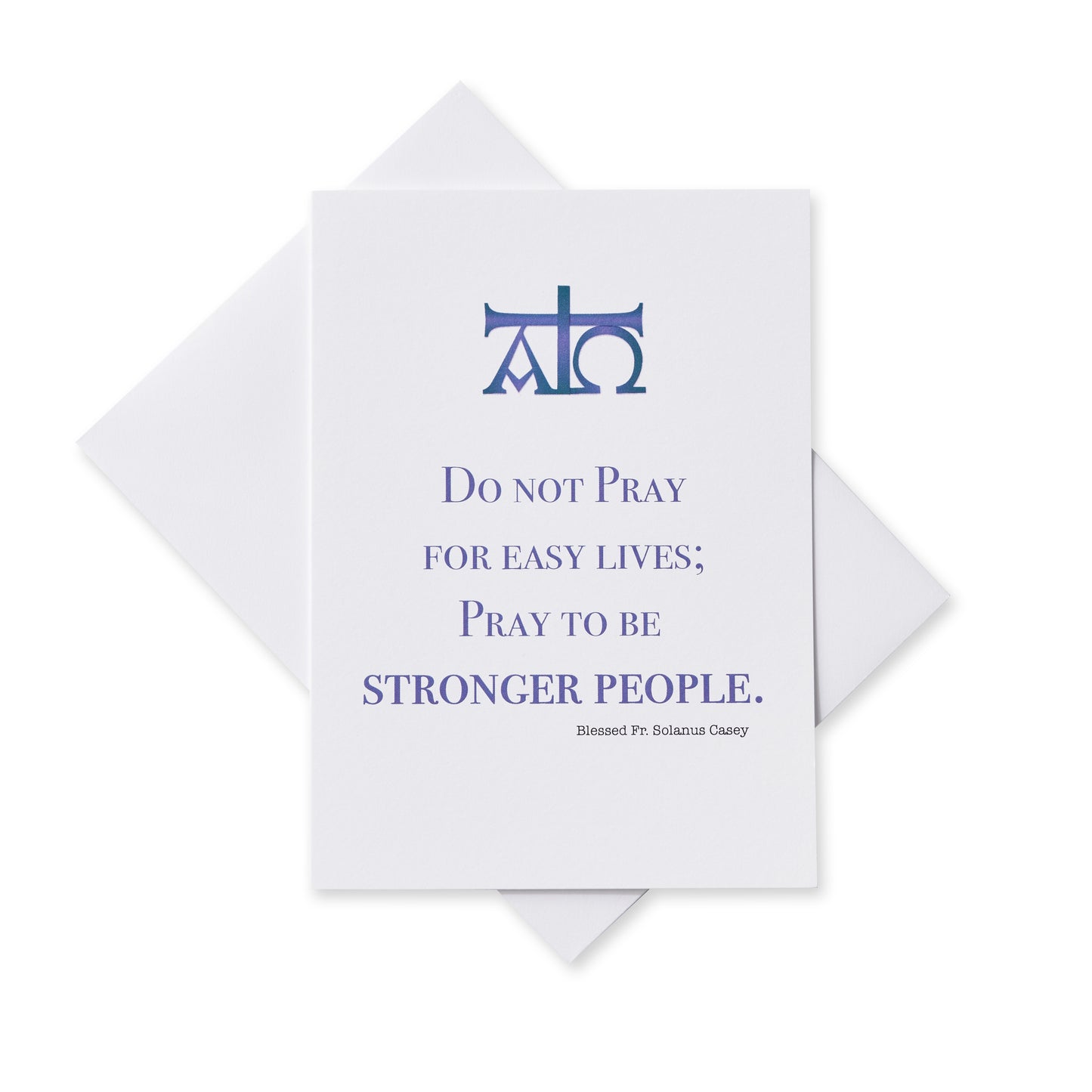 Hard Times Card Set with Quotes by Saints