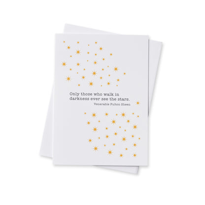 Hard Times Card Set with Quotes by Saints