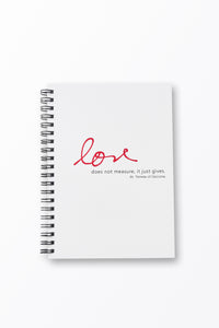 Love Does Not Measure, It Just Gives. St. Teresa of Calcutta Gift Set