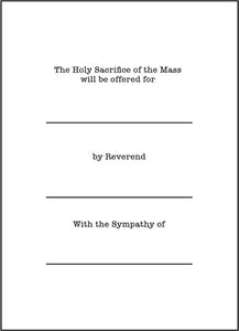 Holy Mass – Celebration of the Holy Mass, Heart. St. Thomas Aquinas Card