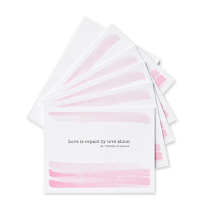Love is Repaid by Love Alone. St. Teresa of Calcutta Notecards