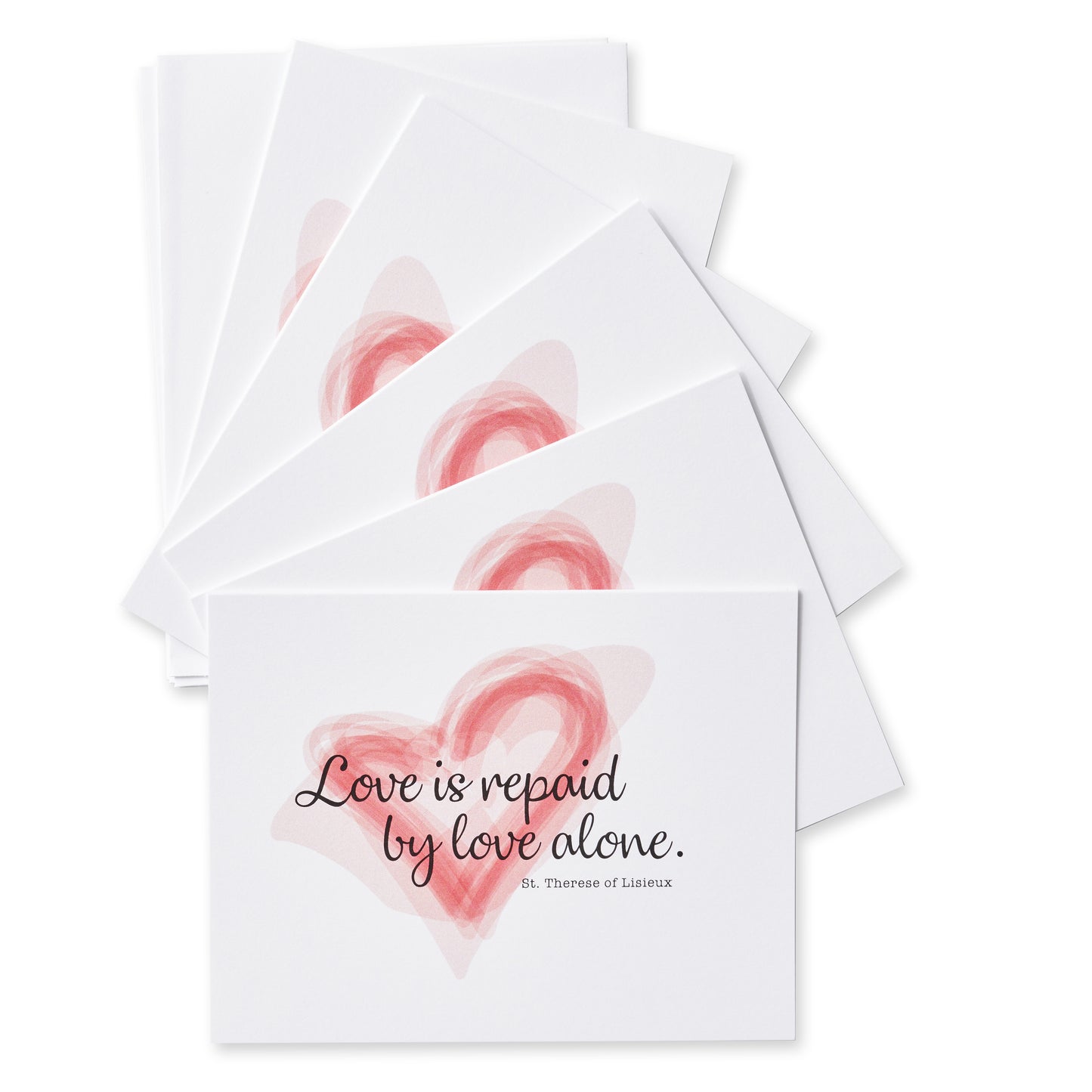 Love Is Repaid By Love Alone. St. Therese of Lisieux Notecards