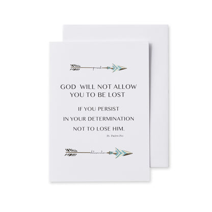 St. Padre Pio Quotes Card Set