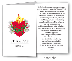 St. Joseph Novena Card