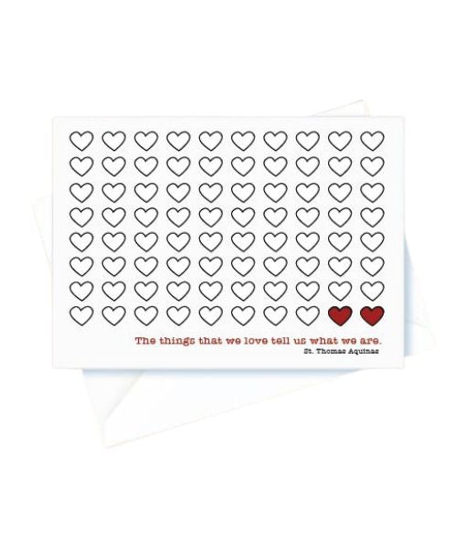 Wedding – The Things That We Love. St. Thomas Aquinas Card