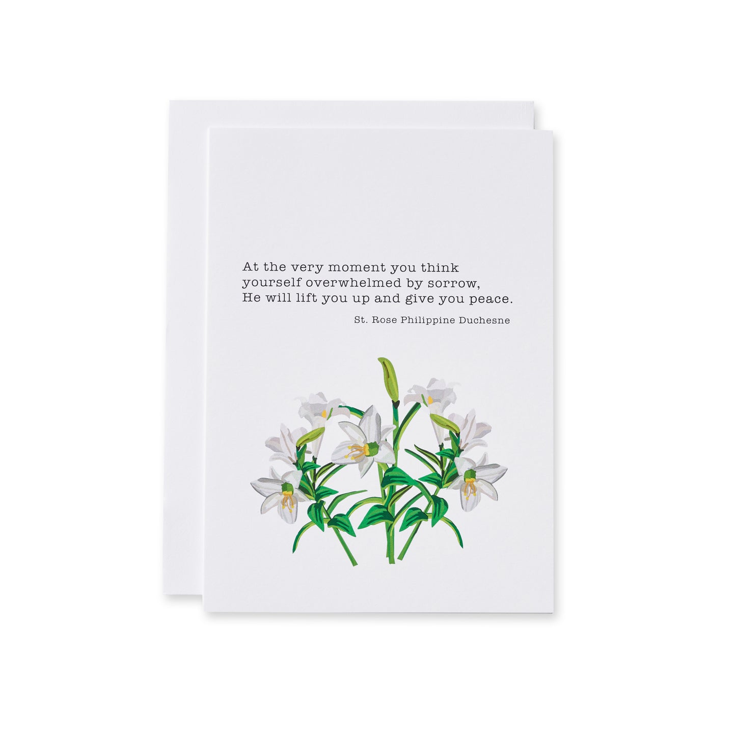 Sympathy Card Set with Quotes by Saints