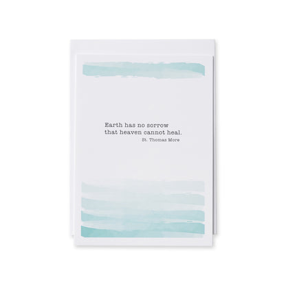Sympathy Card Set with Quotes by Saints