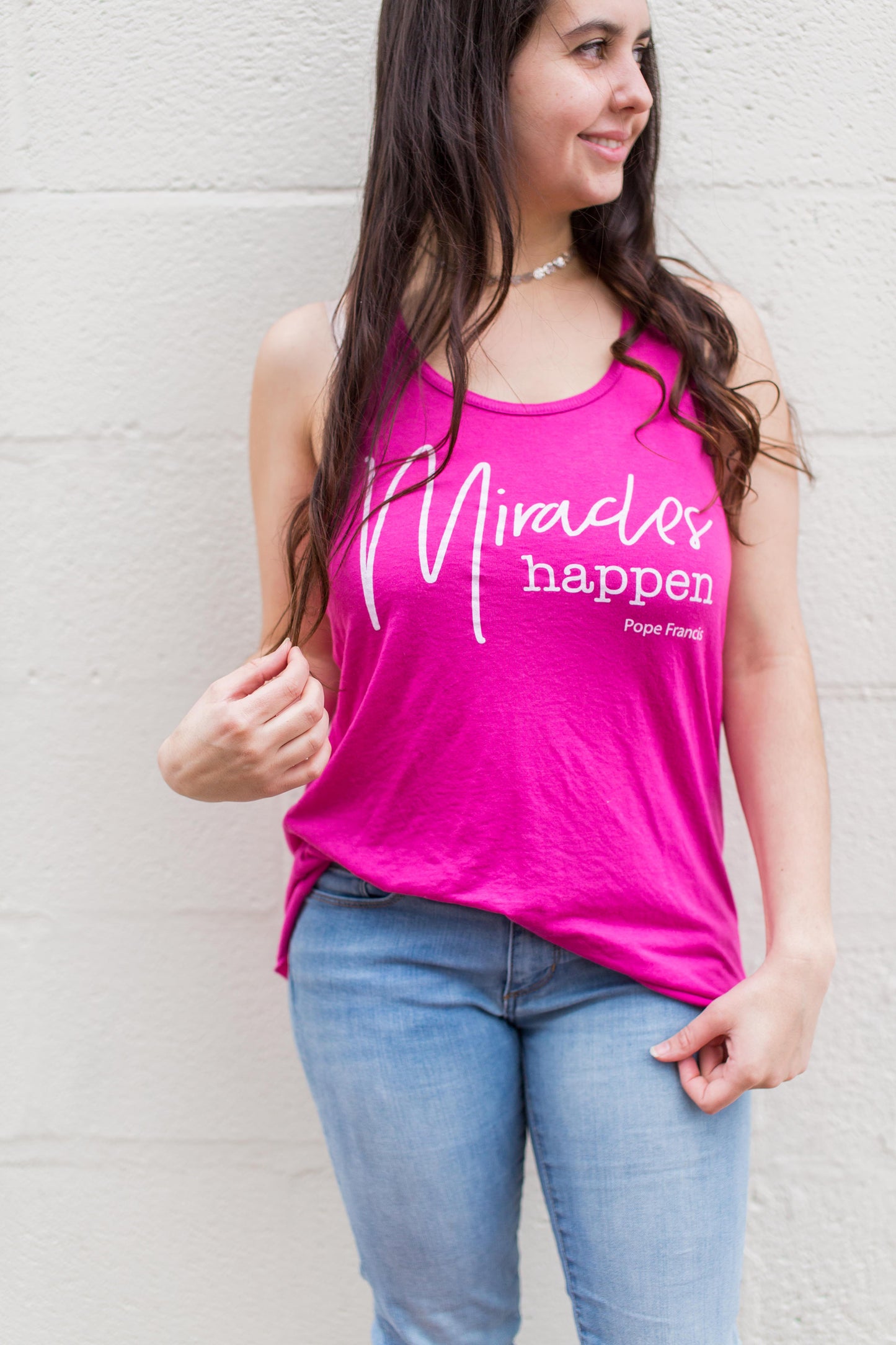 Miracles Happen. Pope Francis Tank