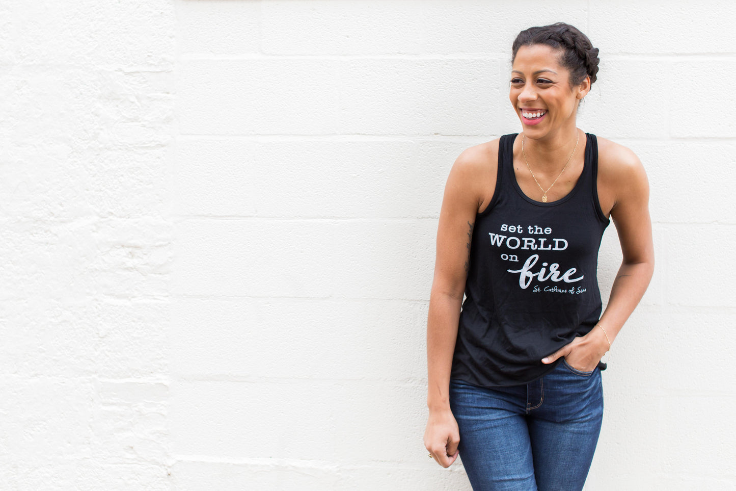Set the World on Fire. St. Catherine of Siena Tank
