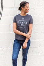 Load image into Gallery viewer, Start Being Brave. St. Catherine of Siena Tee
